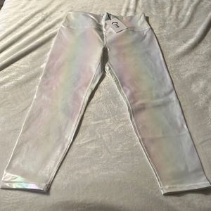 ZYIA White Unicorn Luxe 7/8 24” (14-16) BWT